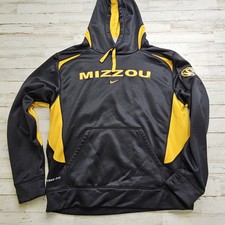 Missouri Tigers Mizzou Nike Therma-Fit Hoodie Sweatshirt Center Swoosh MED