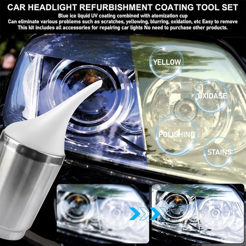 100ml Professional Headlight Treatment Kit / Steaming / Repair / Steamer EU - Picture 11 of 20