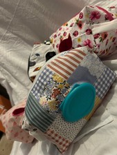 Custom handmade diaper and wipe pouch