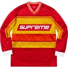 SUPREME WARM UP HOCKEY JERSEY MEDIUM FW18KN7 RED ~NEW~