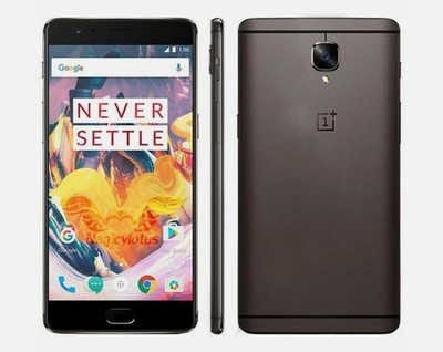 OnePlus 3T Smartphone grau   64 GB   4G LTE (entsperrt)