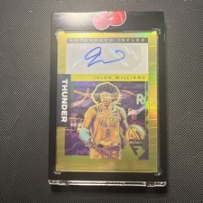 Jalen Williams Auto Gold /10 Flux