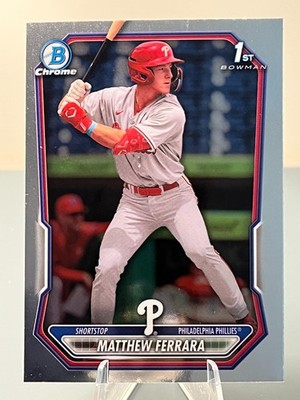 2026 Bowman Chrome Prospect 1st Bowman #BCP-110 Matthew Ferrara Philadelphia
