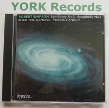 SIMPSON - Symphonies No 3 & 5 HANDLEY Royal Philharmonic Orch - Ex CD Hyperion