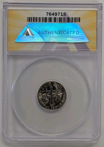 1965 P Roosevelt Dime SMS ANACS SP68FSB #Z205 - Foto 2 di 2