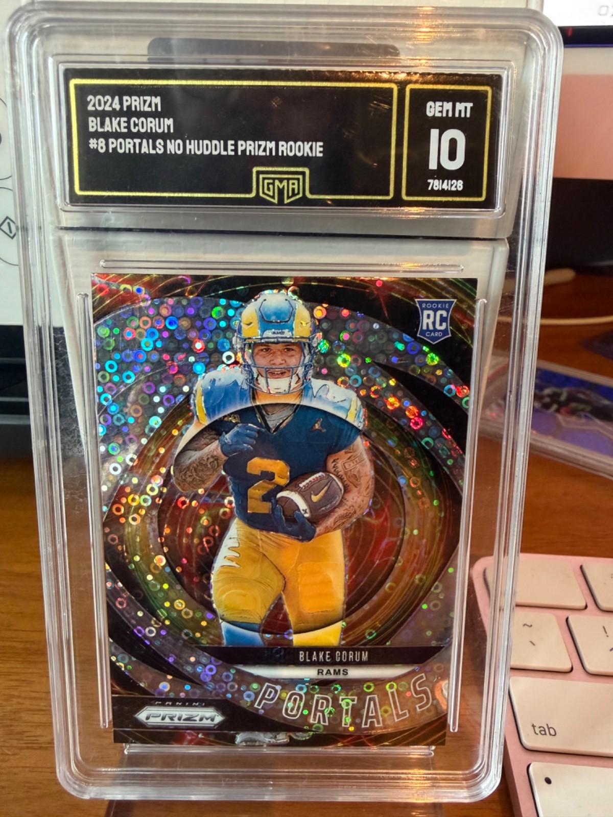 Blake Corum Panini Prizm Portals #8 No Huddle
