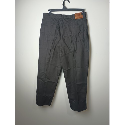 Valentino, Vtg Nino Valentino Black Baggy High Rise Jeans Women Size 17/18 Straight Leg 90s