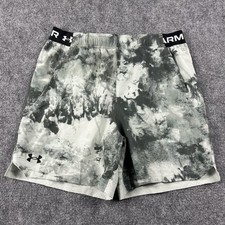 Under Armour Vanish Woven Shorts Mens Large Green Camo 6 Inseam Running Training