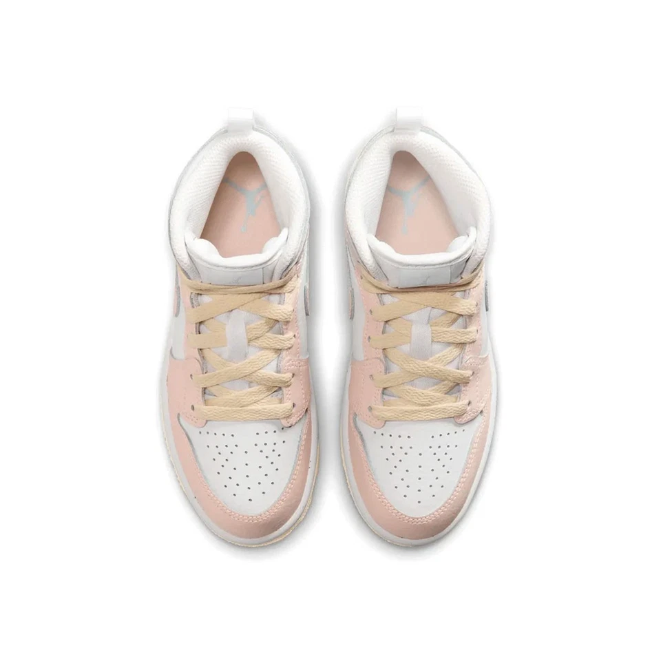 Air Jordan 1 Mid SE Preescolar 'Guava Ice' HJ5942-100 Vela/Guava Ice Talla 1C-3Y Foto 4 de 4