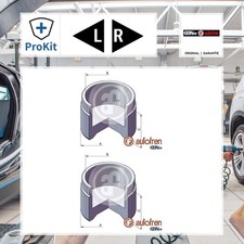 2x ORIGINAL® Autofren Seinsa Kolben, Bremssattel Vorne, Hinten für Toyota AYGO