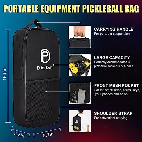Pickleball Paddles, USAPA Approved Fiberglass Pickleball Set of 2/4 with Pickleball Paddles, USAPA Approved Fiberglass Pickleball Set of 2/4 with