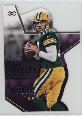 2015 Panini Rookies & Stars Die-Cut Purple 83/99 Aaron Rodgers #RSS17 1f60