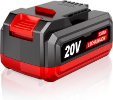 20V Battery 6.0 Ah for Bauer 1701C-B 1702C-B 1907C-B 2108C-B 2109C-B