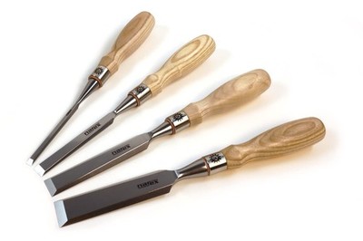 Narex 853654 4 Piece Set of Richter Extra Bevel Edge Chisel (1/4, 1/2, 3/4 and 1