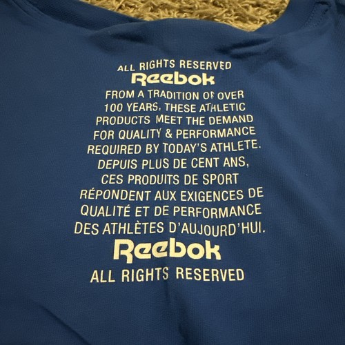 Reebok Classic Shoe Men's Graphic T-Shirt Size Medium Languages Blue Tee Shirt - Picture 6 of 6
