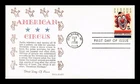 US COVER AMERICAN CIRCUS FIRST DAY ISSUE SCOTT 1309 KHOL KRAFT CACHET