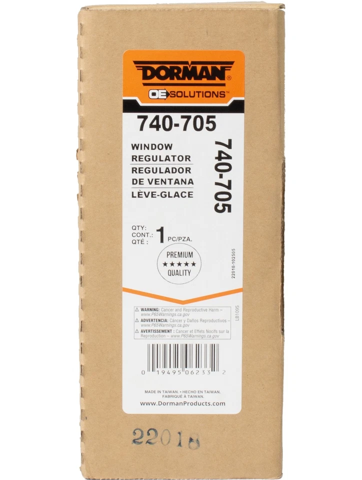 Dorman Front Left Window Regulator Fits 1984-1989 Toyota 4Runner Part ID 740-705 Foto 4 de 4