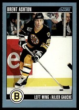1992-93 Score !! Brent Ashton Boston Bruins #164
