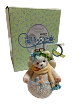 Cherished Teddies Christmas Peace on Earth Snowbear Snow Bear Ornament Figurine