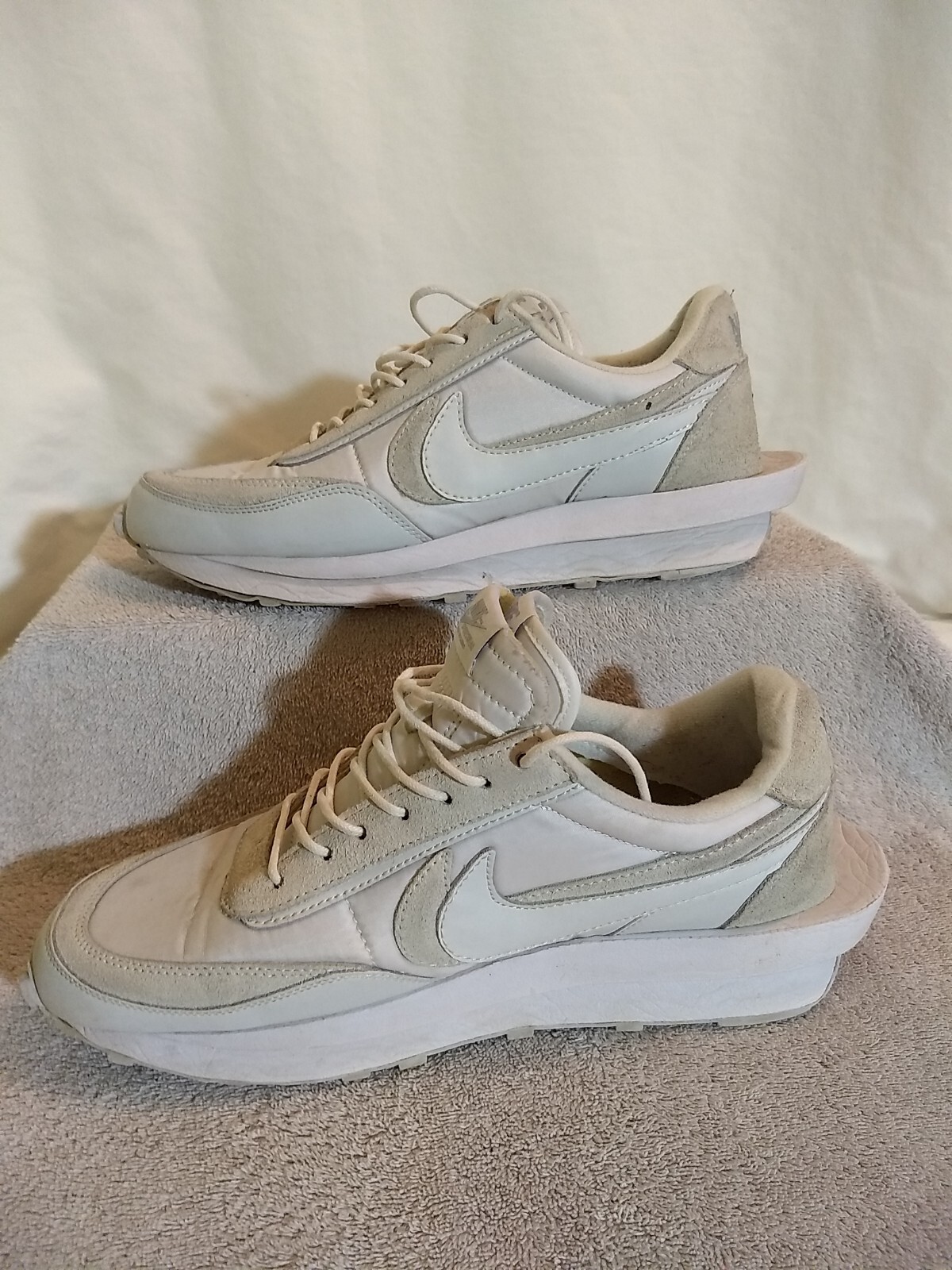 SACAI X NIKE NIKE UOMO SACAI X LDWAFFLE 'NYLON BIANCO' (BV0073 101) TAGLIA: 11 #MT32+1