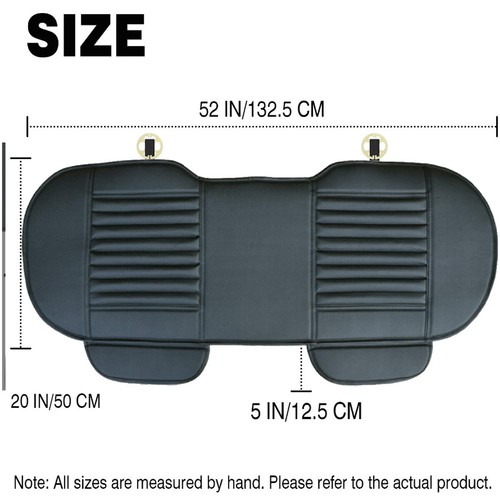 Universal PU Leather Car Rear Back Seat Cover Protector Cushion Leather Interior - Picture 12 of 26