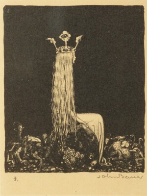 John Bauer   Trolls No. 9   Swedish Fairy Tale Illustration Art Print