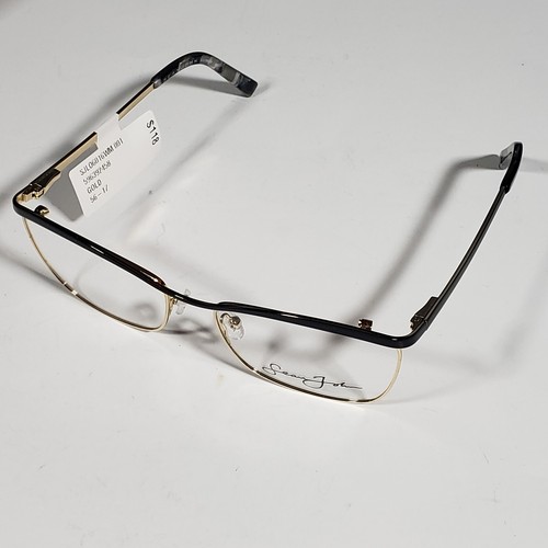 Sean John Eyeglasses Frames SJLO 6016 001 Gold Shiny Black Enamel 56 17 140 -NWT - Picture 2 of 15