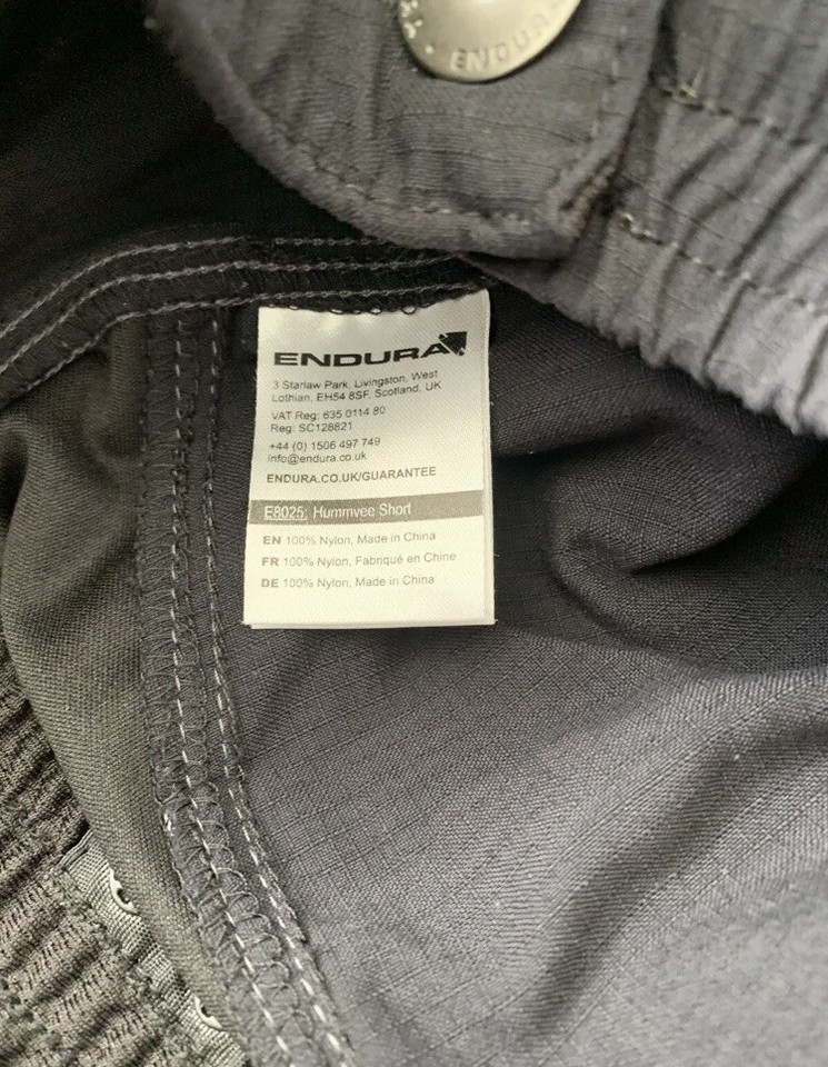 Women’s Endura Black Hummvee Baggy Cycling Shorts Size S VGC eBay
