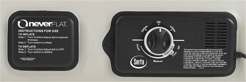SERTA LUXURY RAISED QUEEN AIR MATTRESS WITH BUILT IN NEVER FLAT AC PUMP $ 89 - Picture 6 of 9