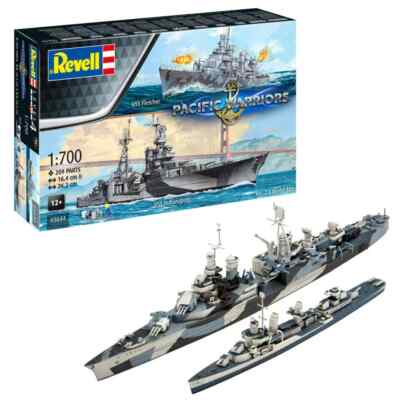 Revell Pacific Warriors USS Fletcher  Indianapolis in 1:700 Revell 05644 Bausatz