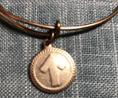 Alex And Ani STAND UP Rafaelian Silver Finish Charm Bangle  Alex and Ani Stand Up To Cancer Silver Charm Bangle main image 1