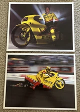 Steve Johnson NHRA Pro Stock Slick 50 Motorcycle 8.5x11" Promo Handout Lot Of 2