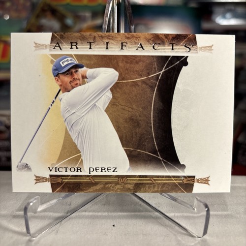 2024 UD Portfolio Golf PGA Victor Perez Artifacts Horizontal SSP 1:8 ⭐️ MINT - Foto 1 di 2