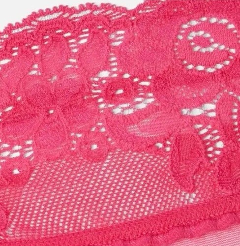 Versace Pink Lace Stockings - Picture 3 of 11