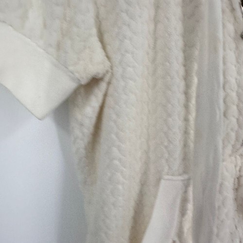 Juicy Couture Vintage Full Zip Hoodie Sm Short Sleeve Terry Cloth White Babydoll - Picture 5 of 10