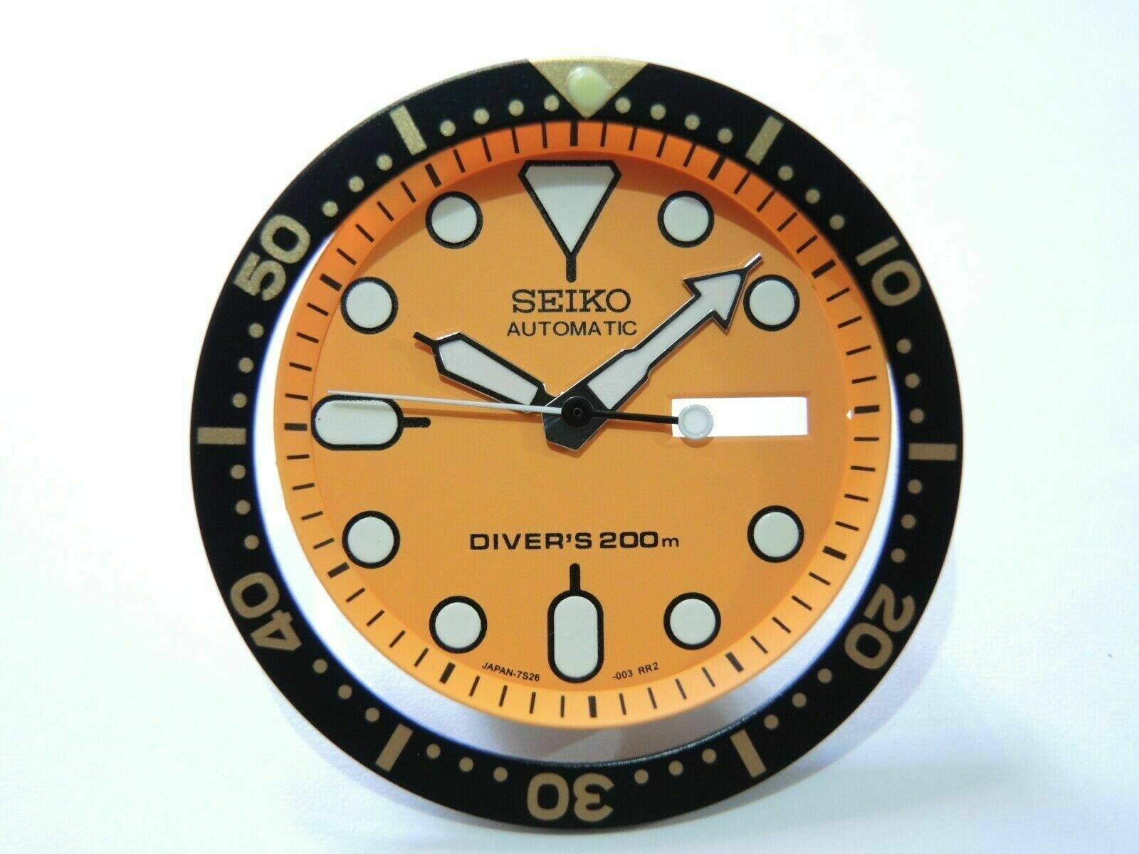 NUEVA ESFERA NARANJA, PISTA DE MINUTOS, MANECILLAS, INSERTAR BUZOS GRANDES SK...