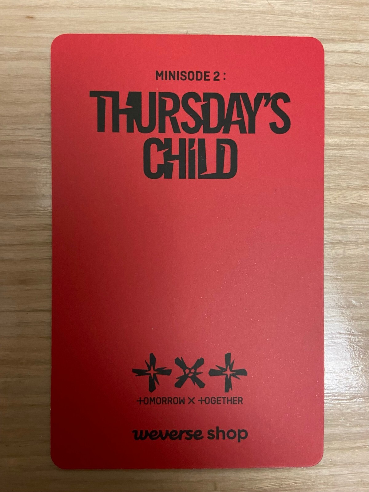 TXT Soobin Minisode 2: Thursday's Child Weverse Benefit Official