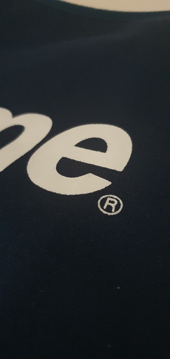 FW15 Supreme fleece neck gaiter navy neck warmer blue Rare