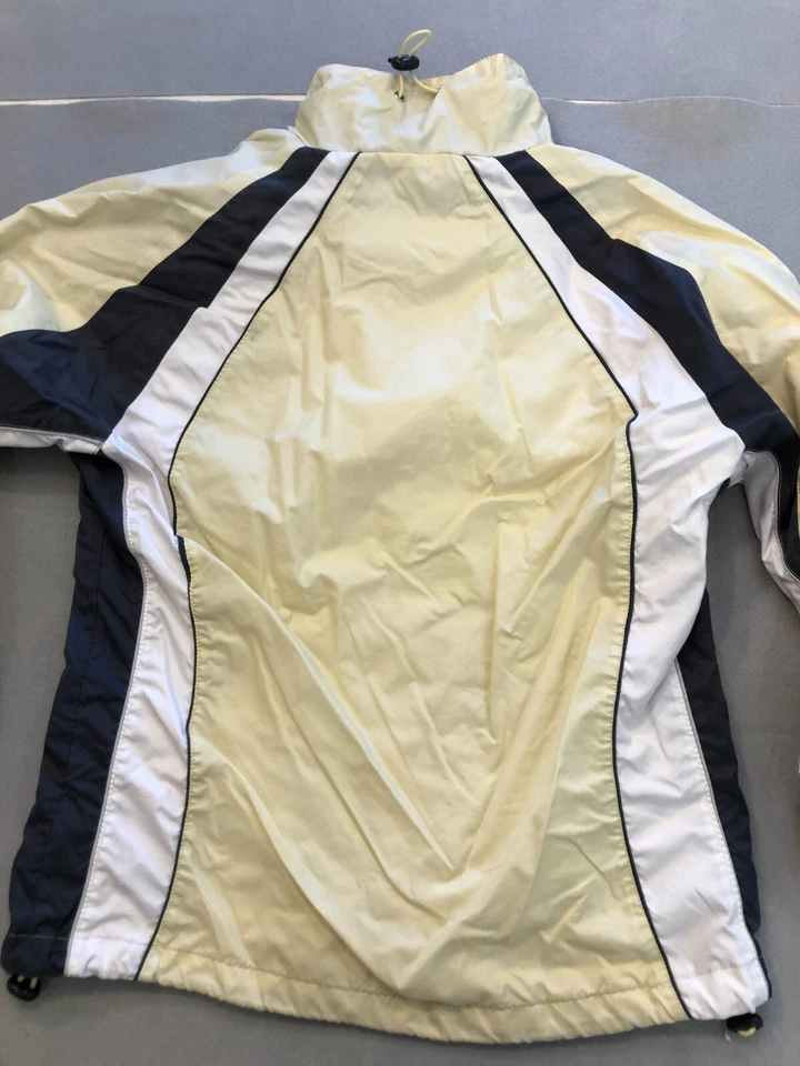 Wilson Jacket Women's Medium Light Yellow Full Zip Lightweight Windbreaker - Image 4 of 4