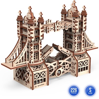 Tower Bridge - 3D wooden constructor puzzles