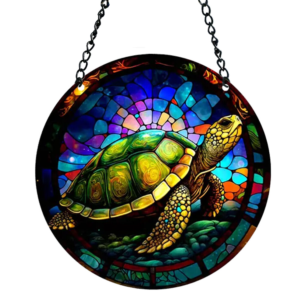 MY Suncatcher Waterproof Acrylic Sea Turtle Window Wall Hanging