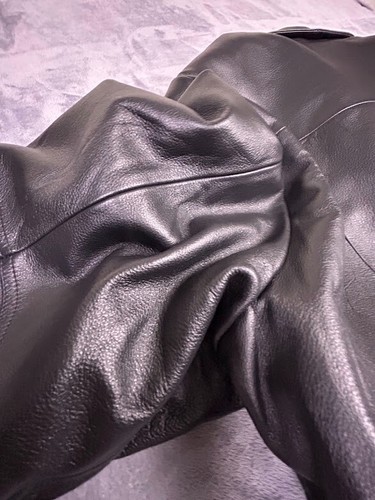 Wilsons Leather Men VTG Long Solid Black jacket SizeXXL RN#69426 Thinsulate MINT - Picture 9 of 17