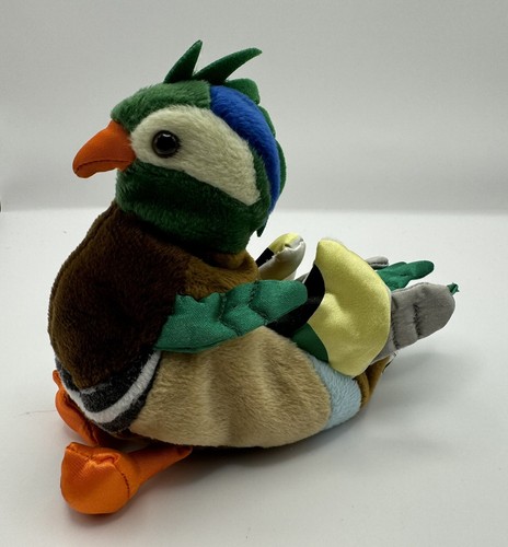 Coca Cola International Duckles the Mandarin Duck Taiwan Flagge Plüsch Sitzsack - Bild 4 von 8
