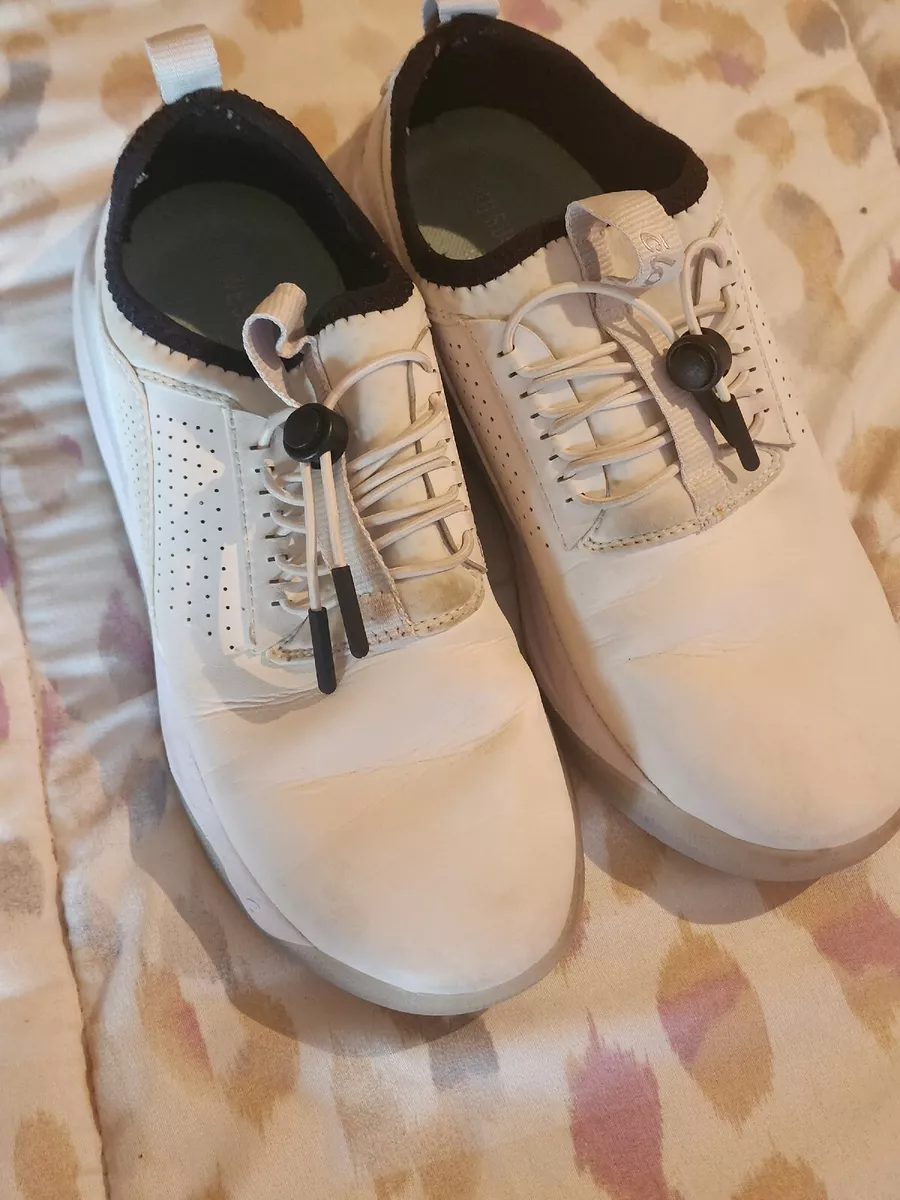 White nursing shoes with laces hotsell