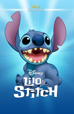 AA2716 Lilo & Stitch Film By Chris Sanders 2002 Character Movie Poster 11x17