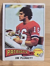 1975 Topps - #321 Jim Plunkett New England Patriots 
