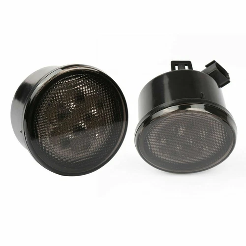 For Jeep Wrangler JK JKU 2007-2018 Front LED Turn Signal Lights Blinkers Parking - Bild 8 von 12