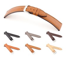 RIOS1931 Uhrenarmband Juchtenleder "Samara", 19-20 mm, 4 Farben, neu!