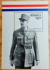 KLASYKA VINTAGE - Dominika 1991 - Charles De Gaulle - S/S - Scott 1393 - MNH