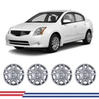 4PCS 16" Sliver Wheel Cover Full Rim Bolt-On Hubcaps For 2007-2012 NISSAN SENTRA